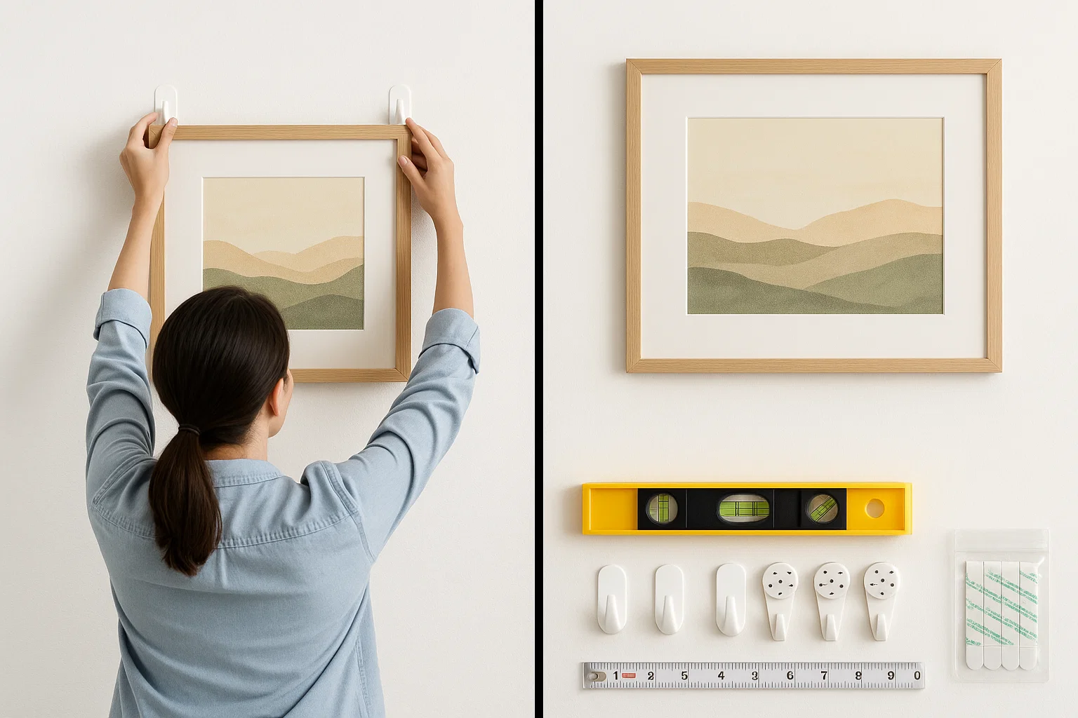 Hanging Heavy Pictures Without Nails: The Complete Guide